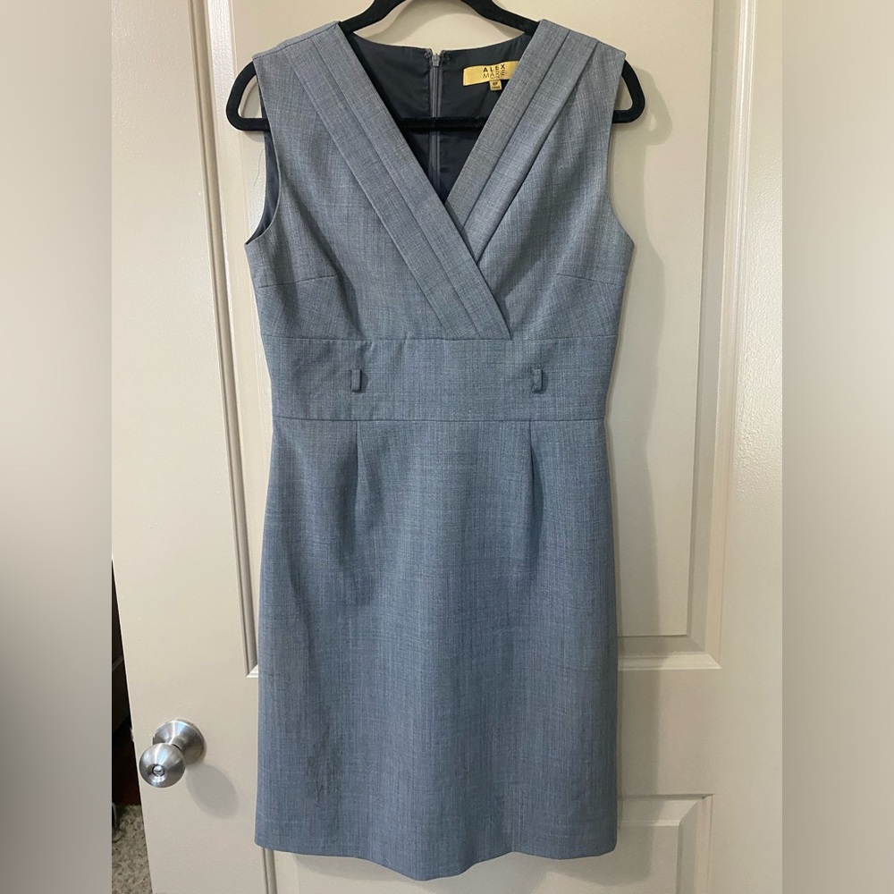 Alex Marie Gray Dress- perfect for work